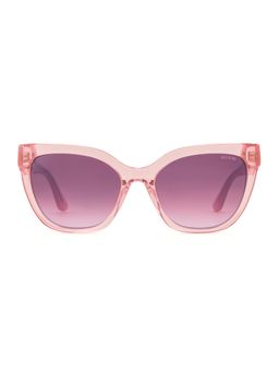 Guess - Women Full UV Protected Acetate Full Rim Butterfly Purple Lens Sunglasses (53)