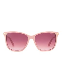 Guess - Women Full UV Protected Acetate Full Rim Butterfly Pink Lens Sunglasses (55)