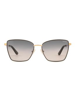 Guess - Women Full UV Protected Metal Full Rim Butterfly Grey Lens Sunglasses (54)