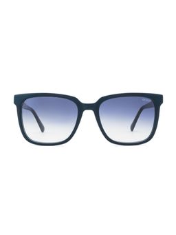 Guess - Men Full UV Protected Acetate Full Rim Square Blue Lens Sunglasses (55)
