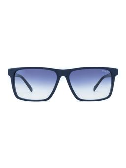 Guess - Men Full UV Protected Acetate Full Rim Square Blue Lens Sunglasses (57)