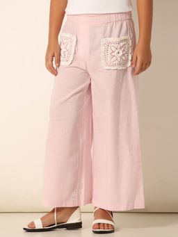 VERO MODA - Girls Solid Pink Pants