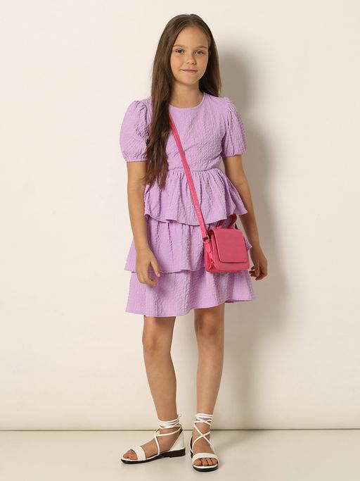 open lace back dress VERO MODA Womens Bodycon Purple Dress