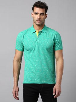 Beverly Hills Polo Club - Sky Drifter Aop Polo Green