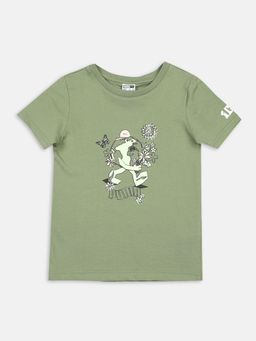 Puma - X1der Feelgood Boys Green T-Shirt