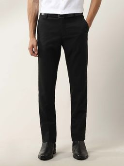 Arrow - Men Black Checked Tailored Fit Trouser