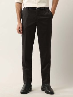 Arrow - Men Brown Checked Tailored Fit Trouser