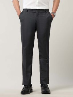 Arrow - Men Heathered Grey Tailored Fit Trouser