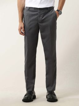 Arrow - Men Grey Heathered Tailored Fit Trouser