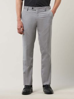 Arrow - Men Heathered Grey Tailored Fit Trouser