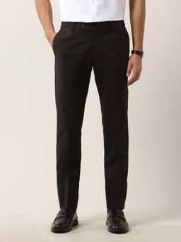 Arrow - Men Brown Checked Tailored Fit Trouser
