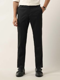 Arrow - Men Black Checked Tailored Fit Trouser