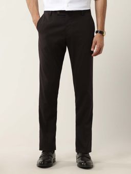 Arrow - Men Brown Twill Tailored Fit Trouser