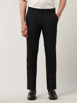 Arrow - Men Black Tailored Fit Twill Trouser