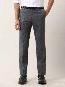 Arrow - Men Grey Heathered Tailored Fit Trouser