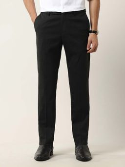 Arrow - Men Black Twill Tailored Fit Trouser
