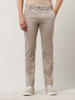 Arrow Sports - Men Beige All Over Printed Satin Trouser