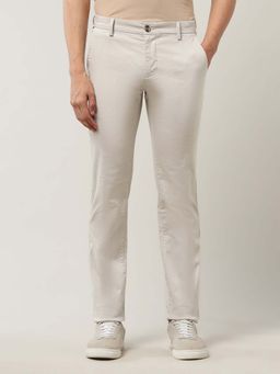 Arrow Sports - Men Beige All Over Printed Slim Fit Trouser