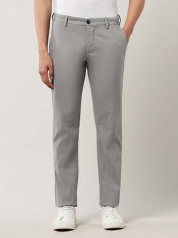 Arrow Sports - Men Grey Slim Fit Mid Rise Trouser