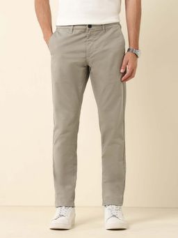 U.S. POLO ASSN. - Men Green Austin Slim Fit Satin Trouser