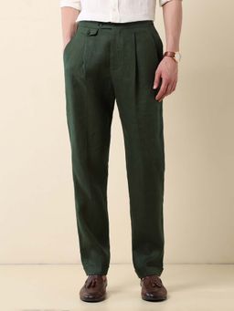 U.S. POLO ASSN. - Men Green Pacho Riley Straight Fit Trouser