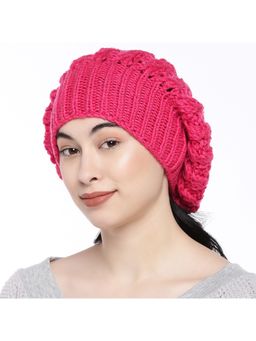 Magic Needles - Red Acrylic & Resin Beanie