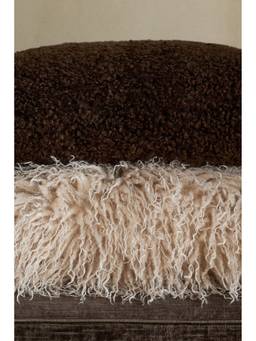 H&M - Brown Teddy cushion cover