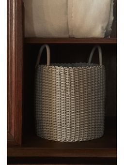 H&M - Beige Plastic storage basket