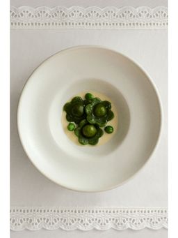 H&M - White 2-pack lace-trimmed place mats