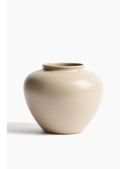 H&M - Beige Terracotta vase
