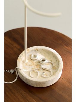 H&M - Beige Marble jewellery stand