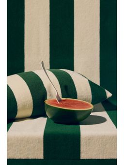 H&M - Green Terry beach cushion