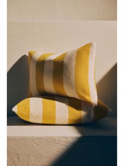 H&M - Yellow Terry beach cushion