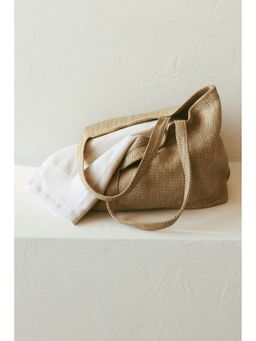 H&M - Beige Beach bag