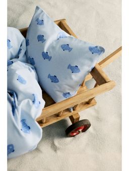 H&M - Blue Printed single duvet cover set