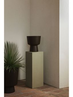 H&M - Brown Metal plant pot