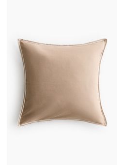 H&M - Beige Cotton canvas cushion cover
