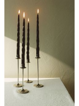 H&M - Brown 6-pack moulded tapered candles