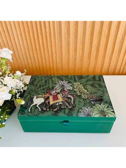 Faaya Gifting - Royal Rambagh Glass Suede Box