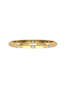 Raf The Label - 14k Solid Gold Diamond Stack Ring