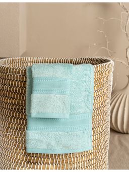 Ddecor Live Beautiful - Aqua Ecofriendly 70% Bamboo with 650 GSM Hand Towel (M)