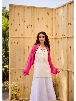 SHIAN - Pink Hue Texture Top
