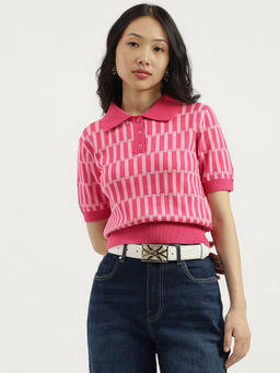 United Colors of Benetton - Polo Neck Knitted Top