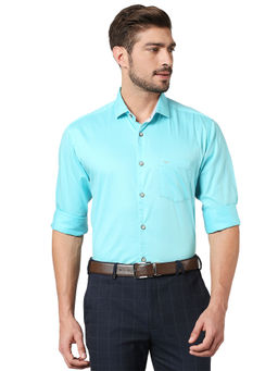 Park Avenue - Medium Green Formal Shirt