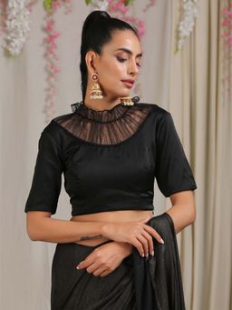 Triyah - Victorian Satin Net Blouse