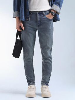 Flying Machine - Mankle Relaxed Fit Stone Washed Jeans