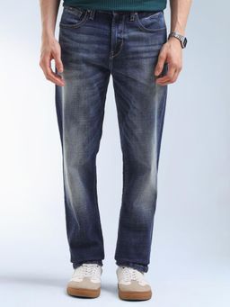 Flying Machine - Whiskered Freddie Straight Fit Jeans