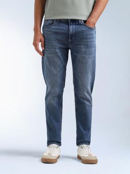 Flying Machine - Mankle Relaxed Fit Whiskered Jeans