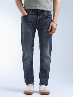 Flying Machine - Whiskered Slash Slim Fit Jeans