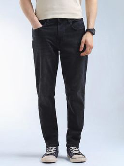 Flying Machine - Whiskered Mankle Relaxed Fit Jeans